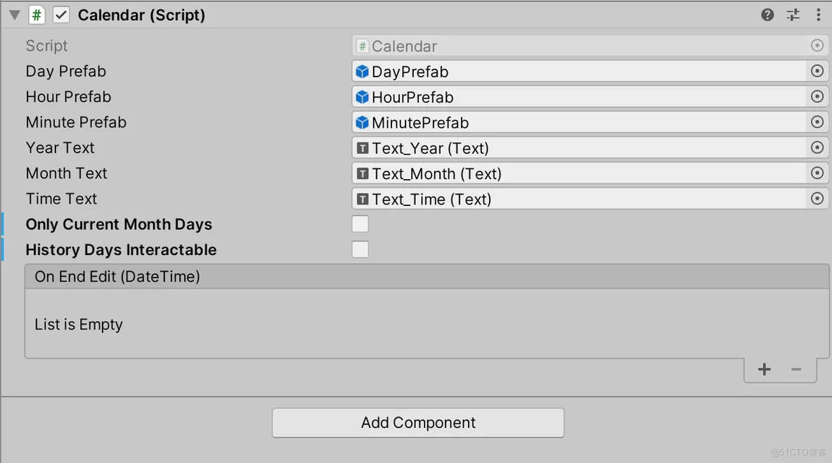 Unity Calendar 日历功能_DateTime_03